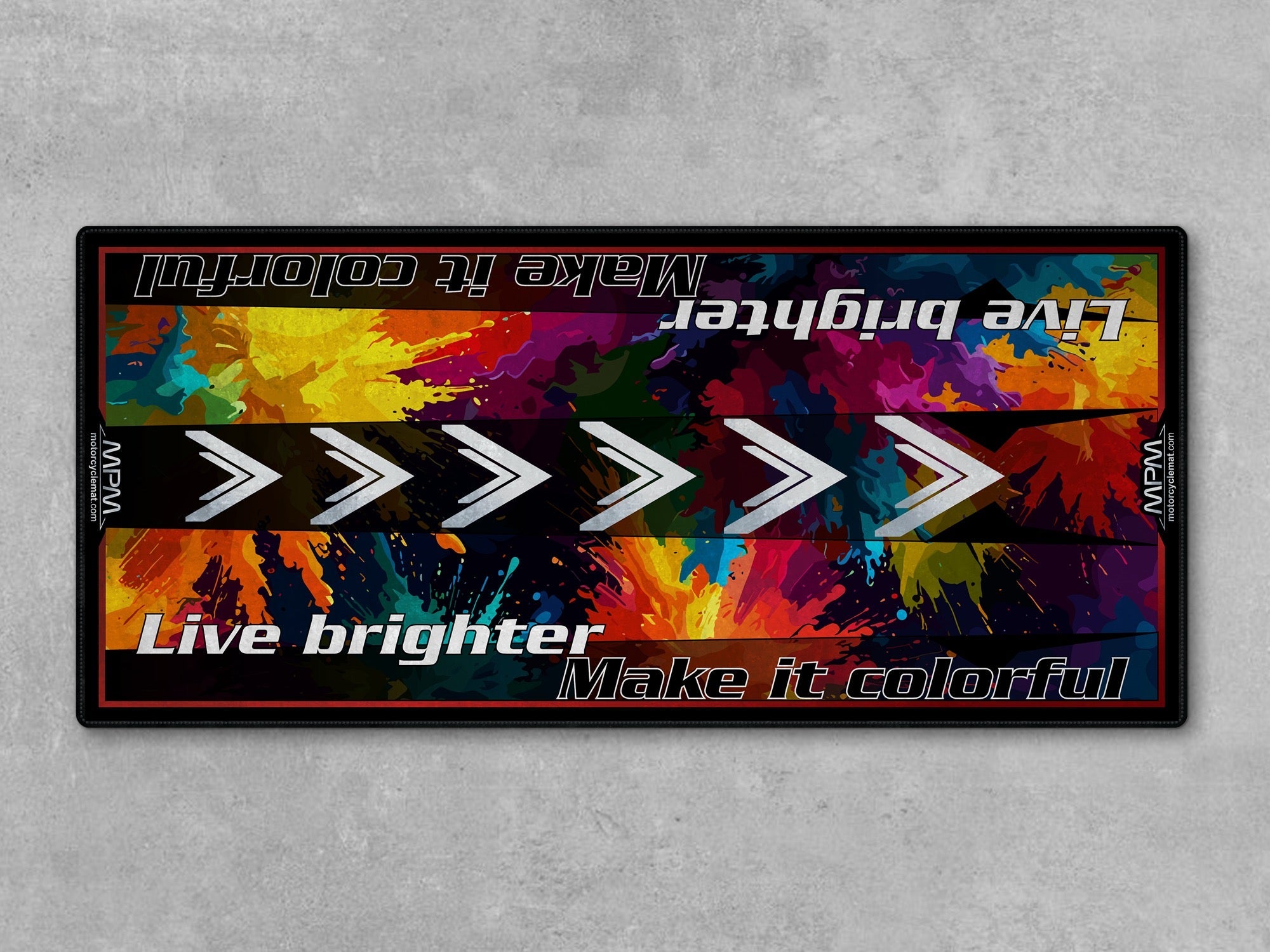 MPM Motorcycle Mat for Vespa Colorful - U1105