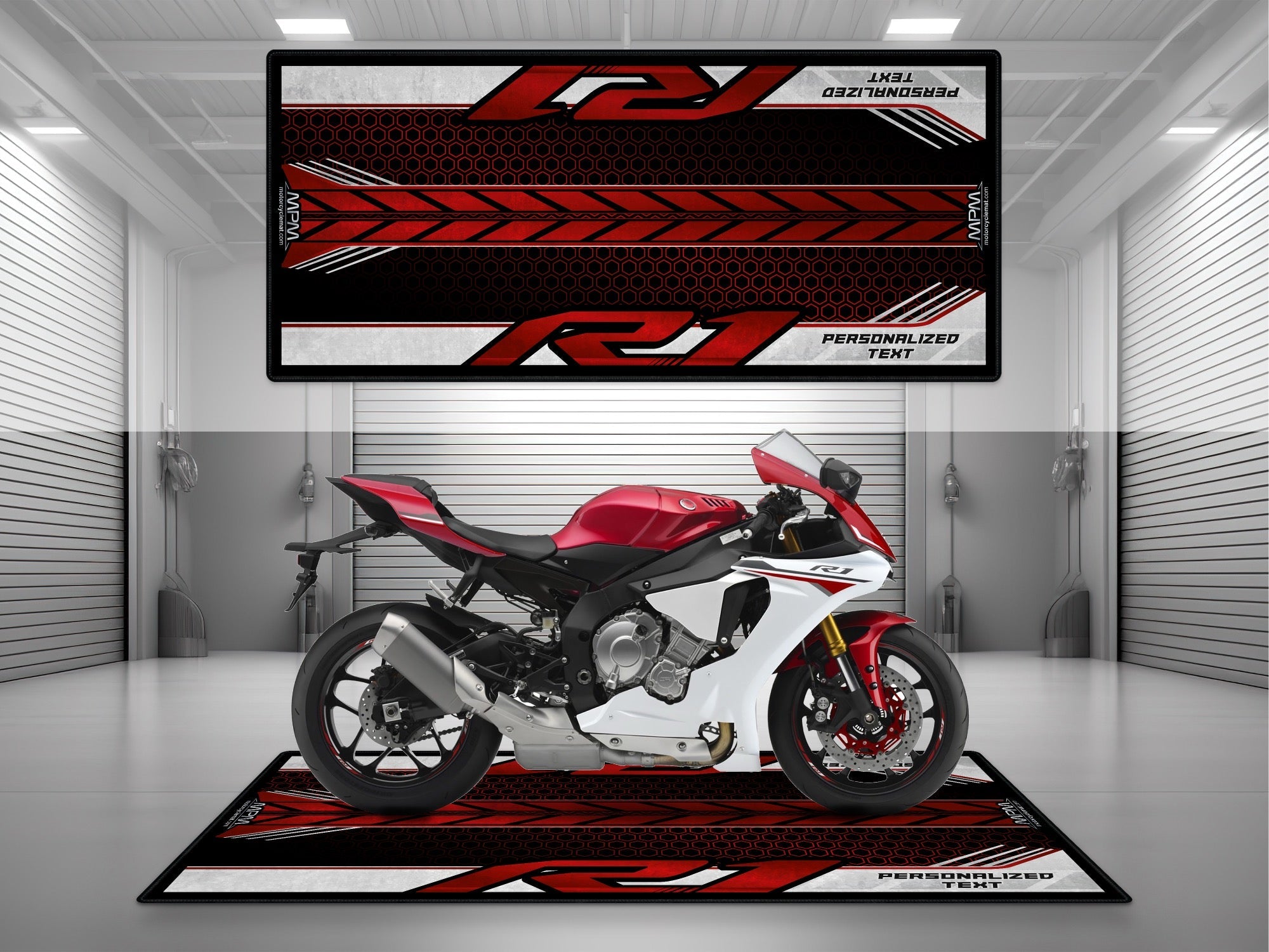 MPM Motorcycle Mat for Yamaha R1 - U1403