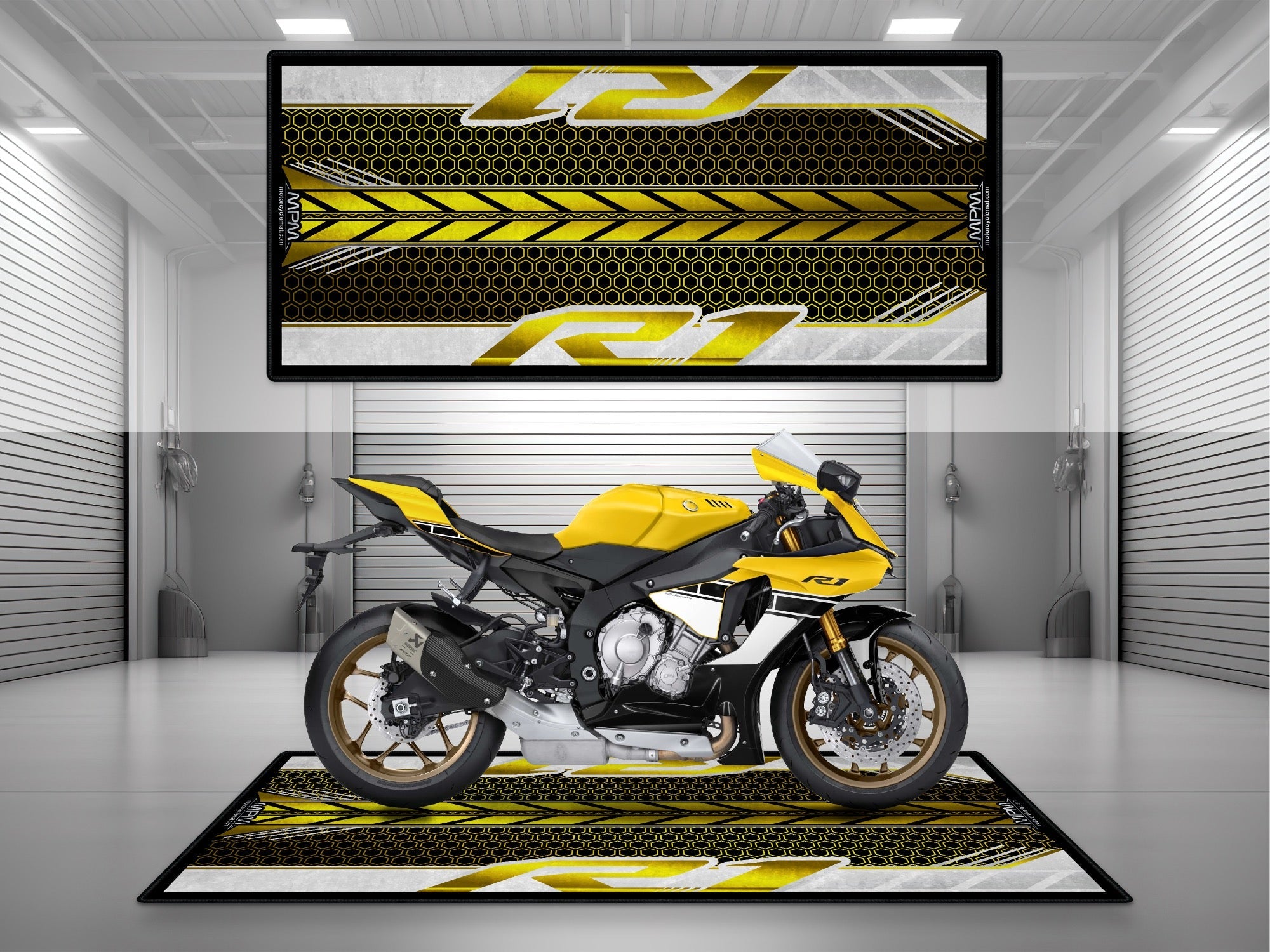 MPM Motorcycle Mat for Yamaha R1 - U1403