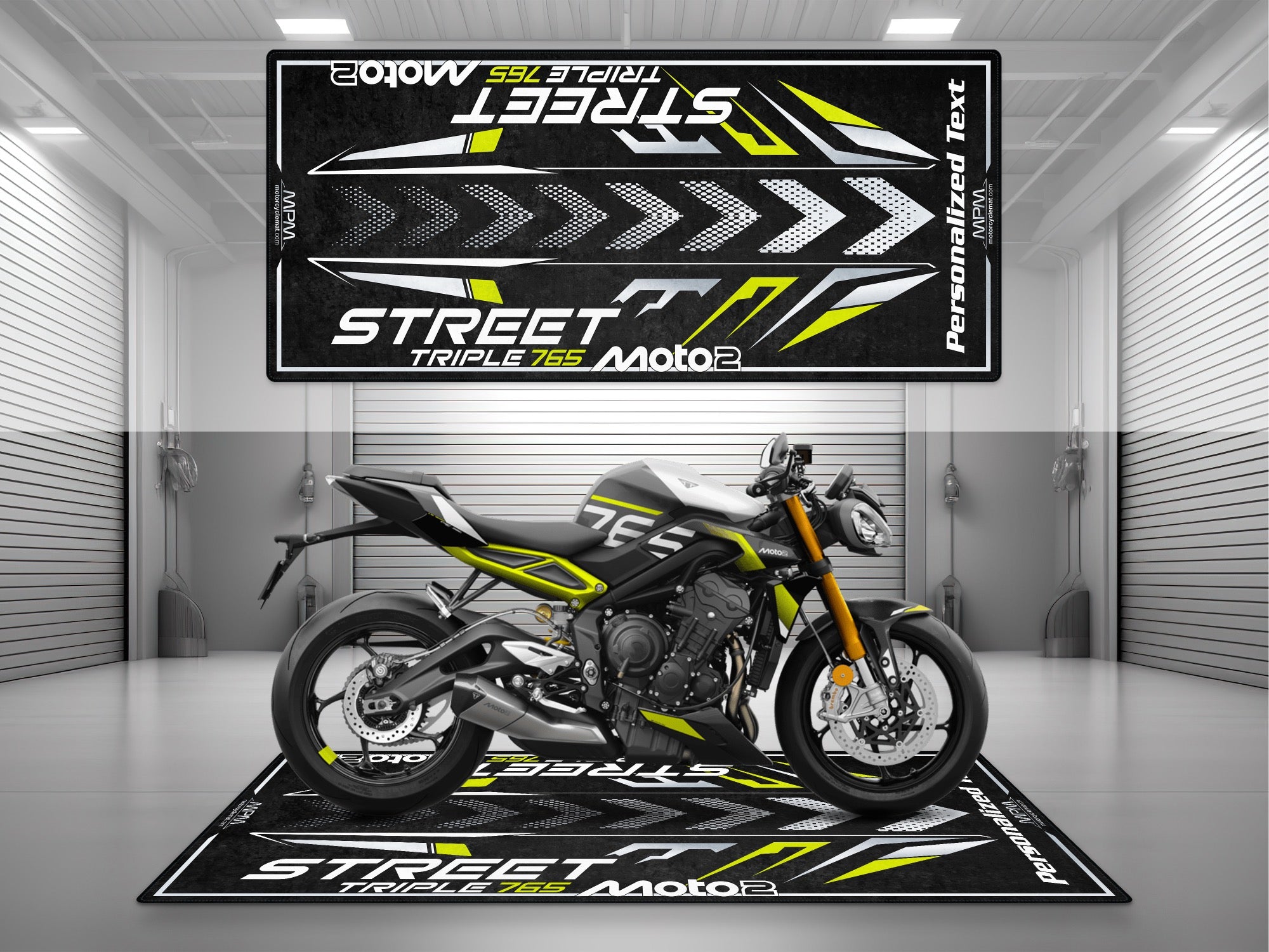 MPM Motorcycle Mat for Street Triple 765 Moto2 | 2026 - U1315