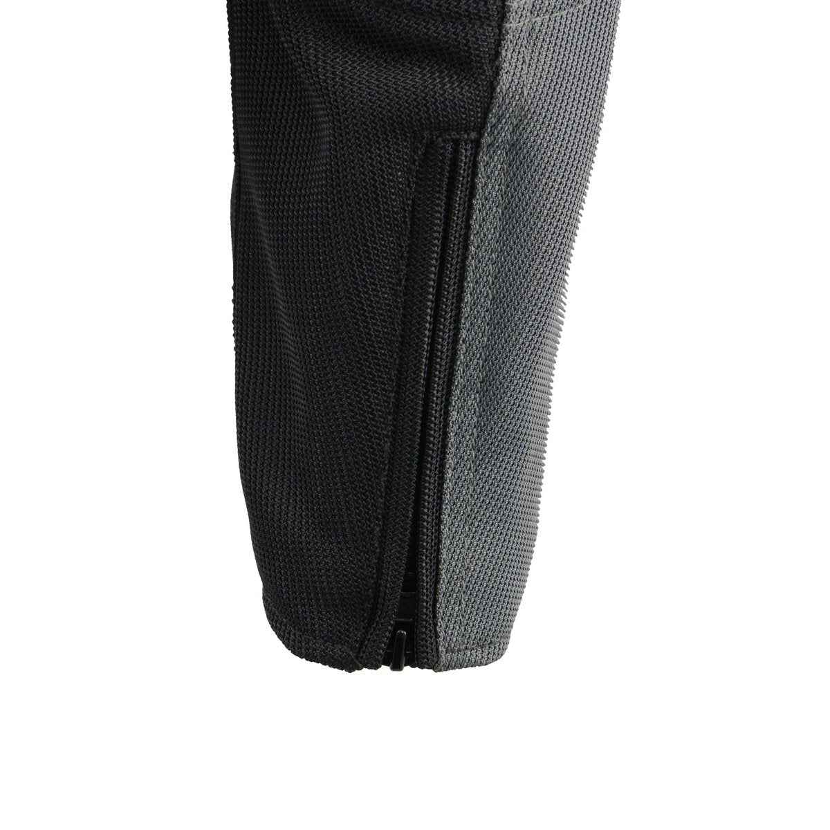 MPM1752 Men's Black/Grey Textile and Mesh Armored Motorcycle Biker Racing Jacket