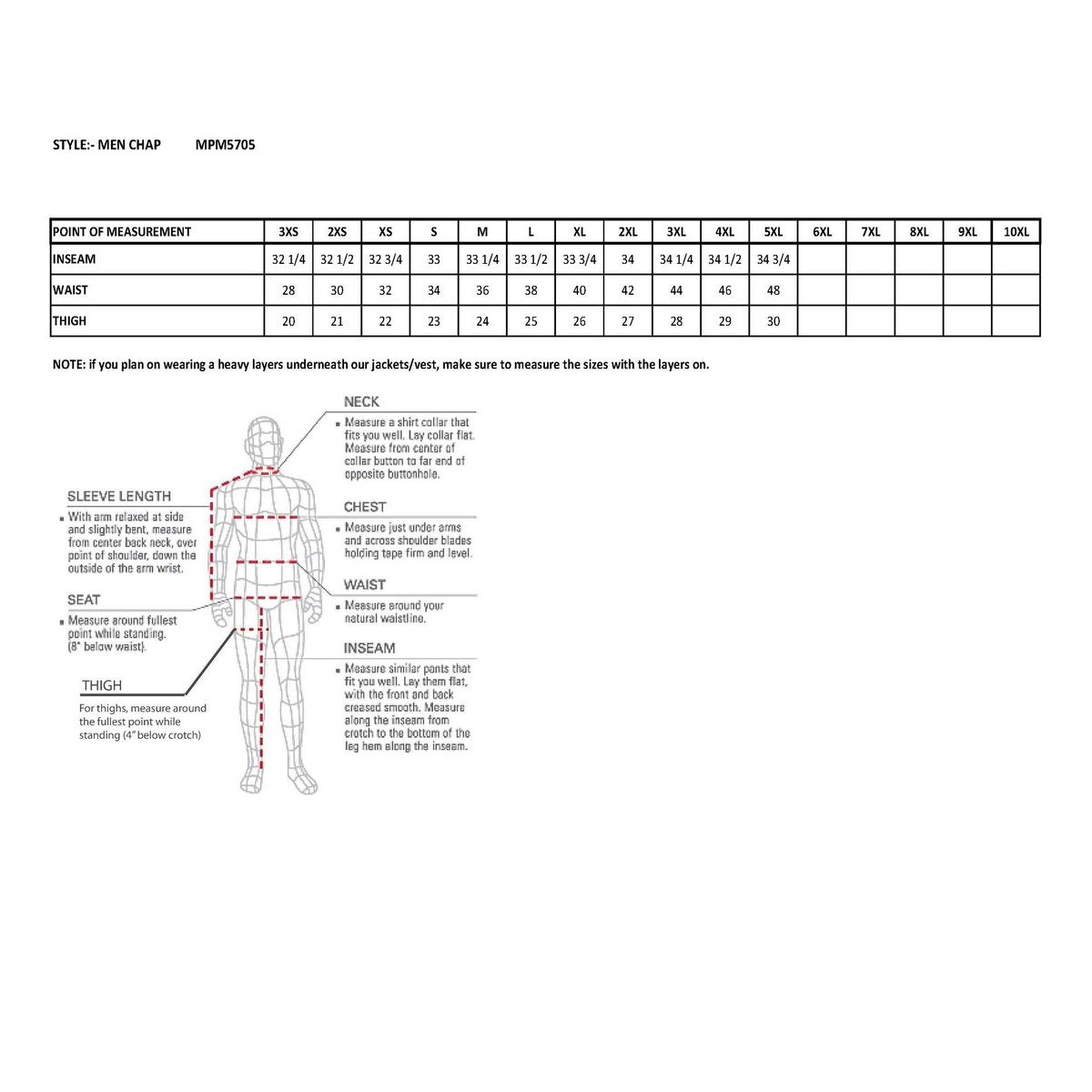 MPM5705 Men's Black Vented Textile Chaps with Leather Trim and Snap Out Liner