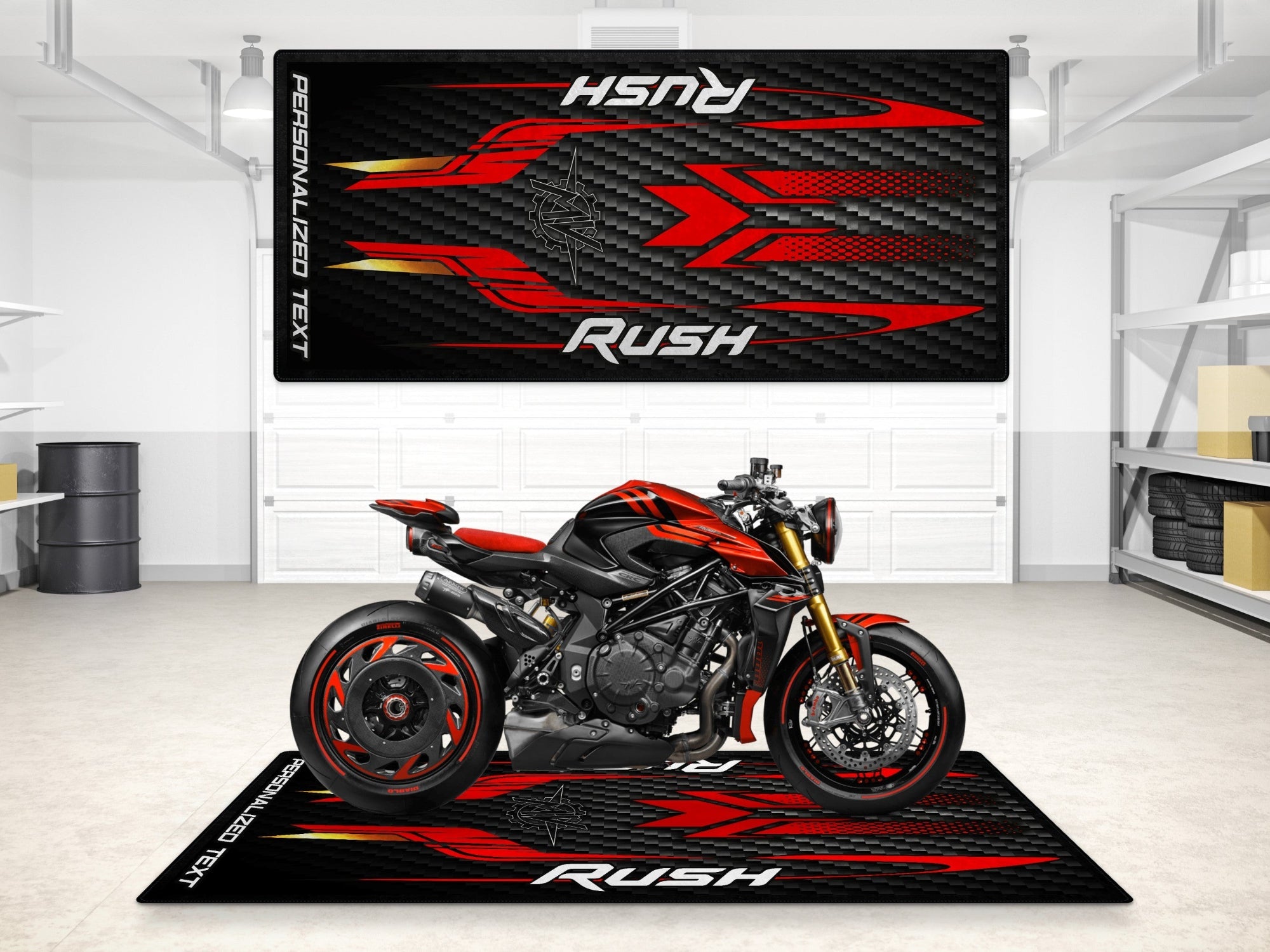 MPM Motorcycle Mat for MV Agusta Rush - MM7292