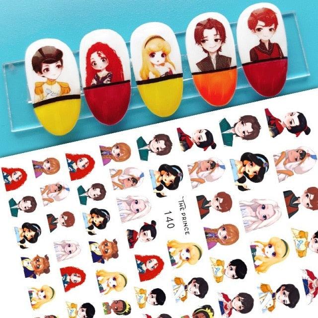 Nail Stickers Cute Rabbit Nail Art Decorations No Face Man Nail Sliders For Manicure Women Kids Girls Manicure Decoration Nail Art Supplies 3D Self-Adhesive Nail Decals Designer Nail Stickers for Acrylic Nails