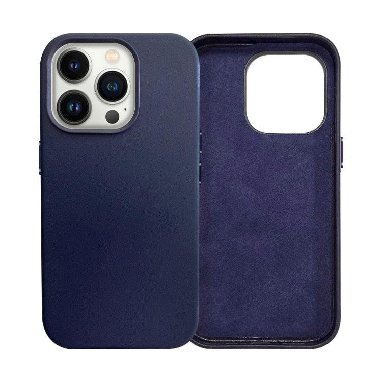 New Colorful Leather For iPhone 14 13 Pro Max Mini Magnet Case Cover Wireless Charging Drop Protect Covers Shockproof Slim Back Cover Leather Case For iPhone Slim and Aesthetic iPhone 14 case