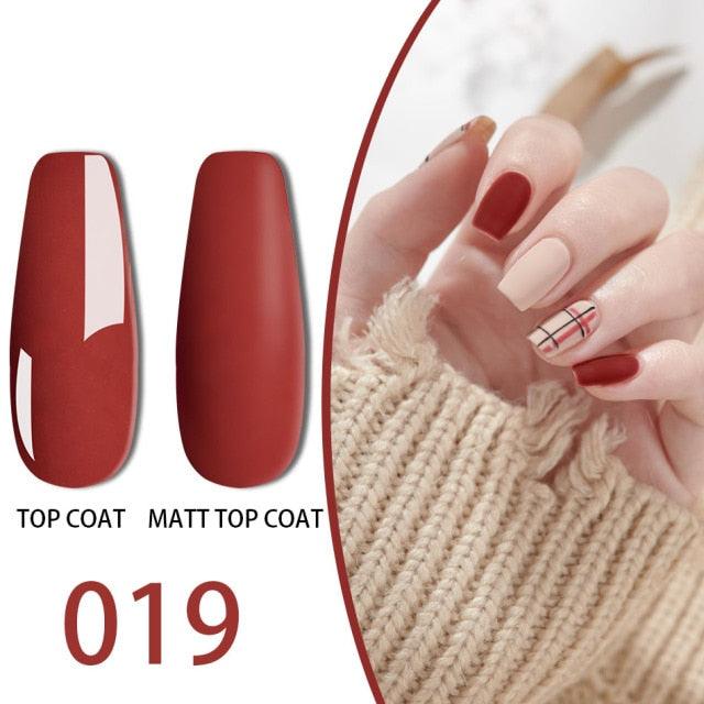 New Fashion Colorful Nail Gel Polish Glossy Matte High Effect Modern Manicure Design For Nails For Girls and Women