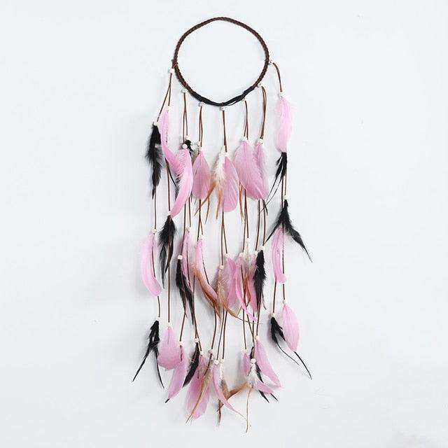 New Fashion Feather Rope Crown Hair Band Boho White Elastic Festival Headband for Women Fashion Female Gorgeous Hair Accessories For Women
