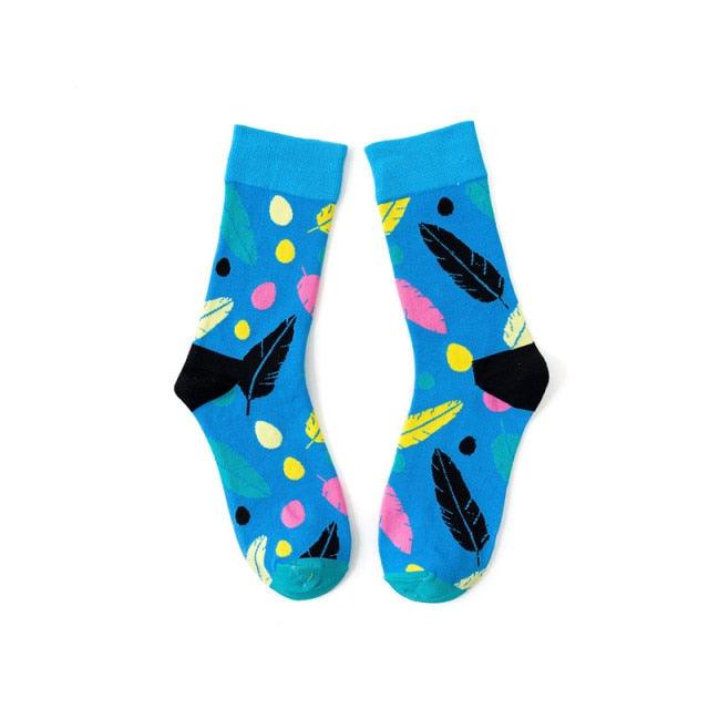 New Funny Women Fashion Harajuku Colorful Socks Cute Art Egg Series Personality Cotton Female socks Novelty Cotton Socks For Men And Women