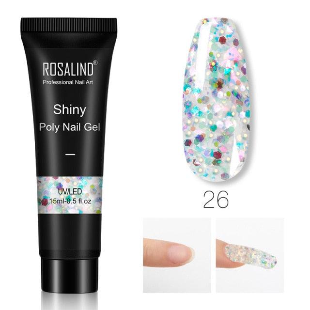 New Popular Nail Polish Gel 15ml UV Nail Extension Gel Permanent Nail Art Manicure Design Fashion Gel For Womens