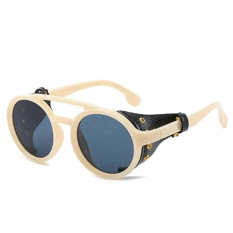 New Retro Sunglasses Unique Design Round Frame Vintage Style Sunglasses UV400 For Men