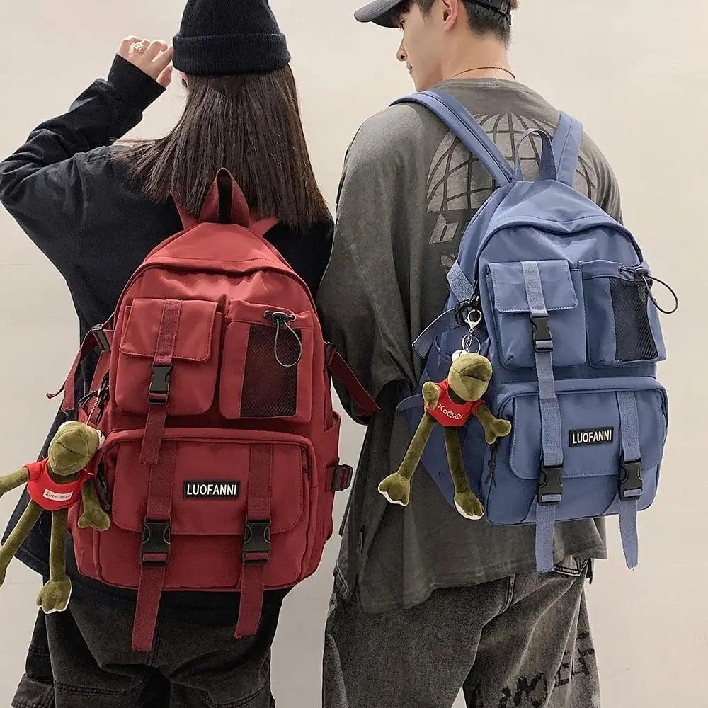 New Trendy Nylon Backpack For Women, Girls And Boy Stylish Travel Mesh, Student College School Bag, Cool Laptop Backpack For Women And Men