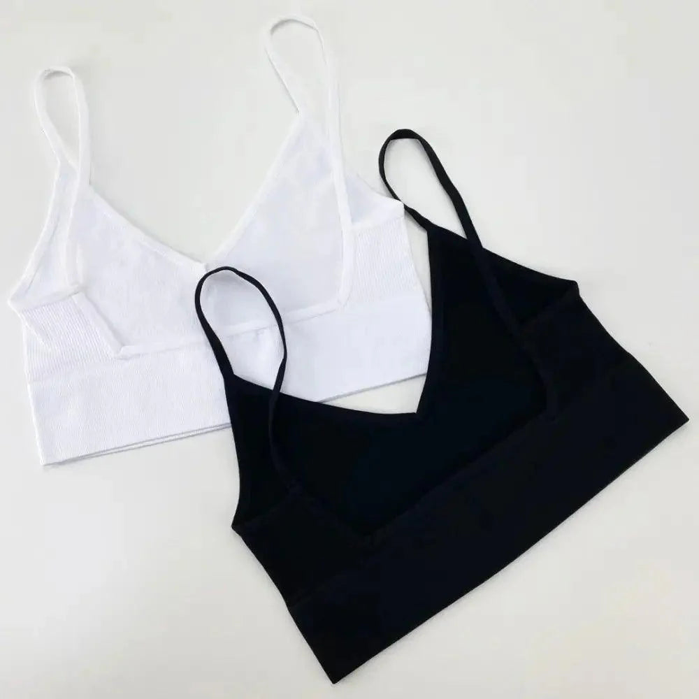 New Trendy Open Back Bra Seamless Brassiere, Comfortable Top Women Wire free Low Back Underwear No Pad Unlined Backless Bra