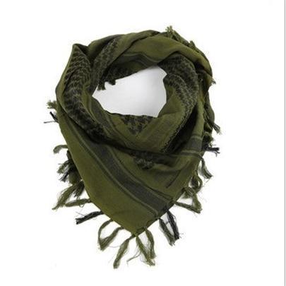 New Winter Women Men Windproof Warmer Military Scarf Muslim Hijab Unisex Scarves Tassel Desert Arab Keffiyeh Shawl  Scarf Military Shemagh Tactical Desert Keffiyeh Head Neck Scarf Arab Wrap with Tassel