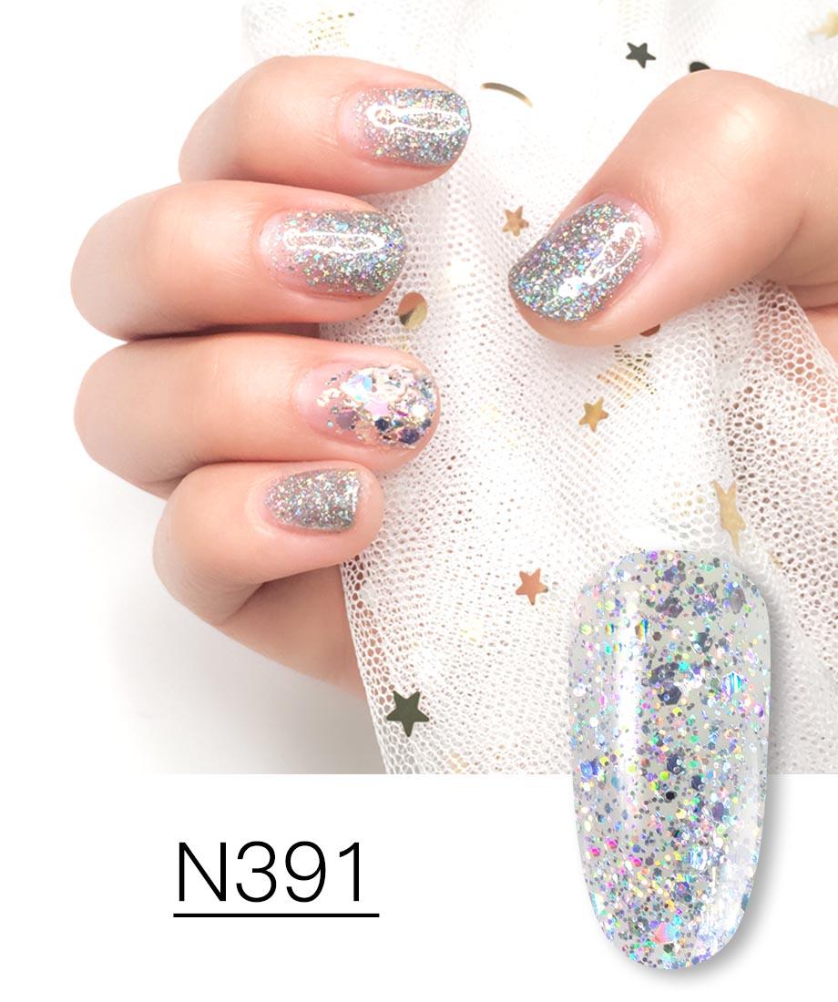 New Womens Fashion Gel Nail Polish UV LED Semi Permanent Matt Glossy Effect Luxury Manicure Design