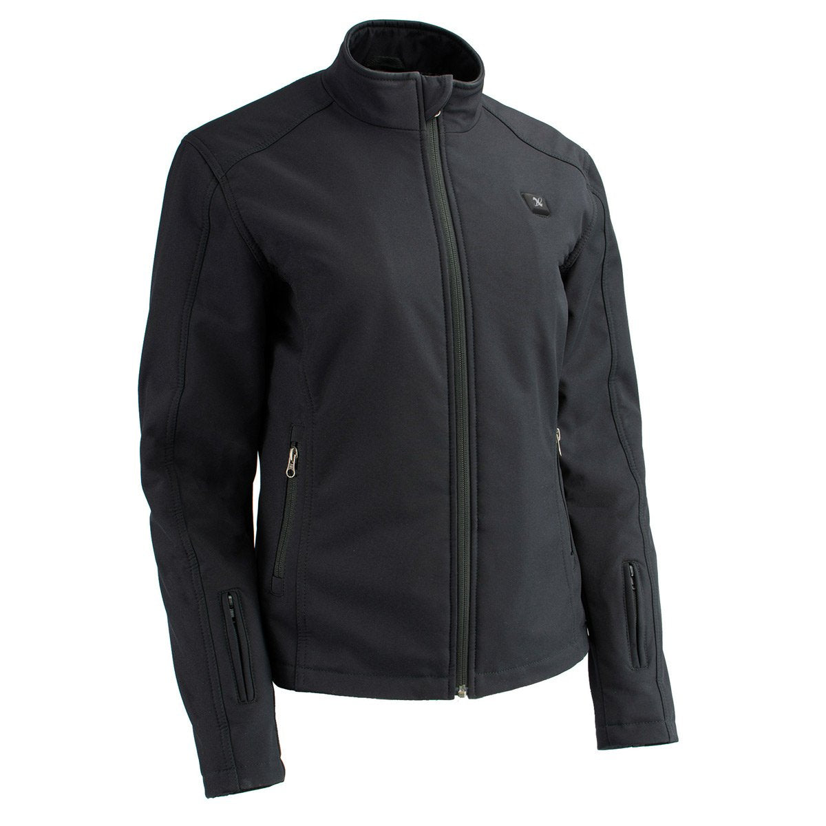 Nexgen Riding Jacket Nexgen Heat NXL2760SET Women's Black 'Heated' Soft Shell Jacket Front ...