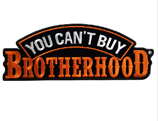 PPA7780 You Can't Buy Brotherhood 4" x 2" Patch