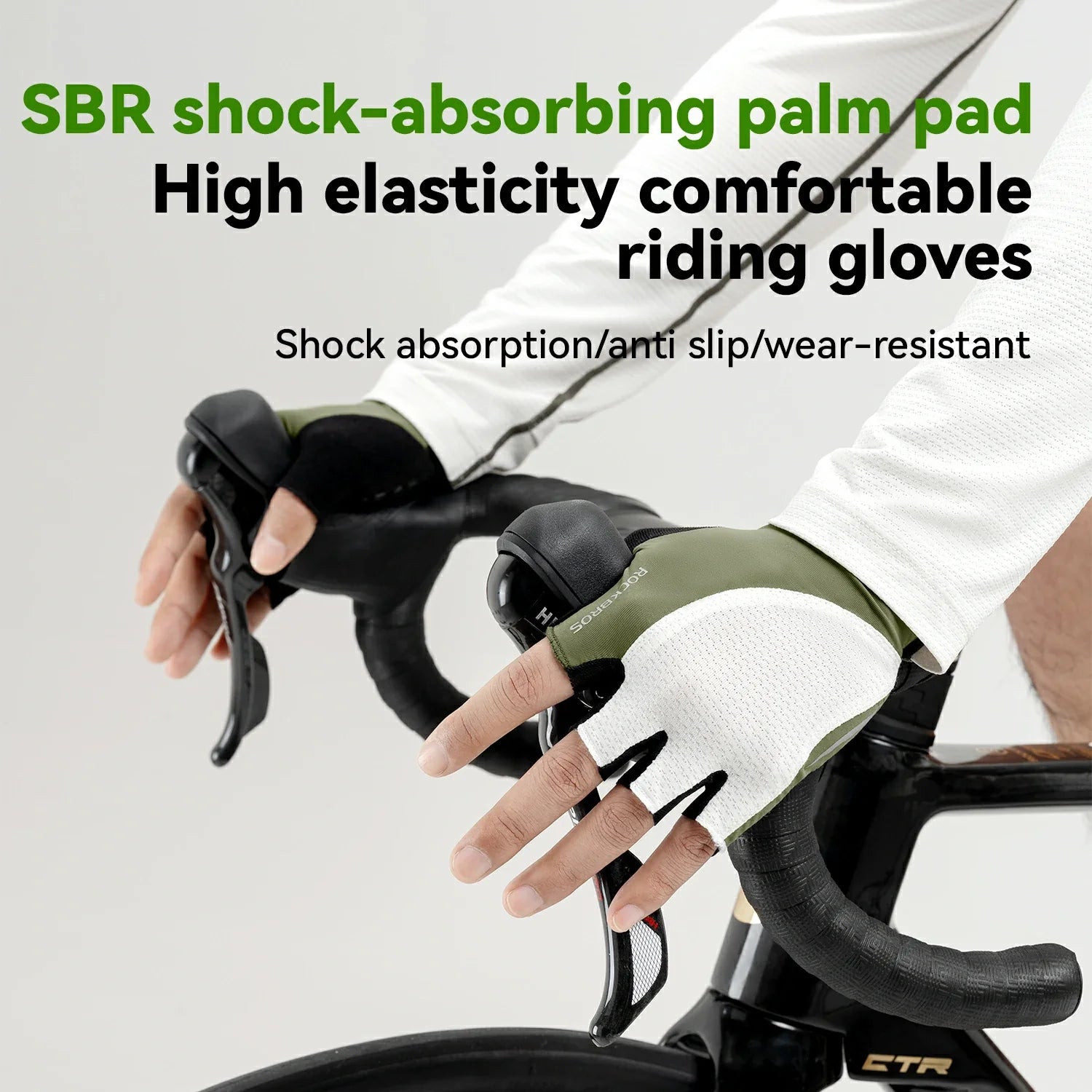 Photochromic Half Finger Cycling Gloves