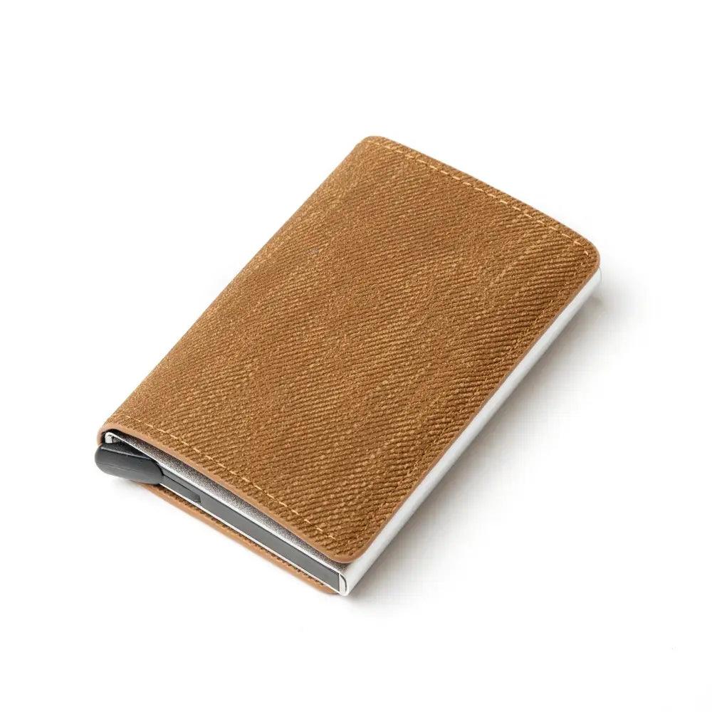 Pop Up Mini Wallet Metal Business Wallet For Man And Women Smart Slim Wallet Holder Excellent Gift For Businessman