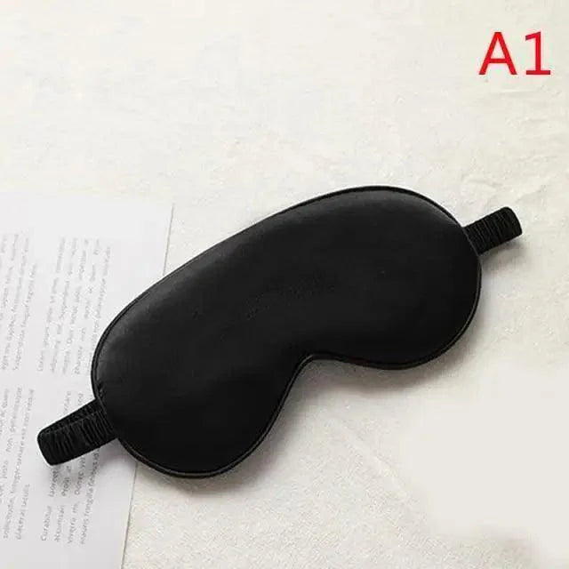 Portable Sleeping Eye Mask Cover Eye Patch Smooth Blindfold Rest Relax Eye Cover Soft And Comfortable Night Blindfold For Women