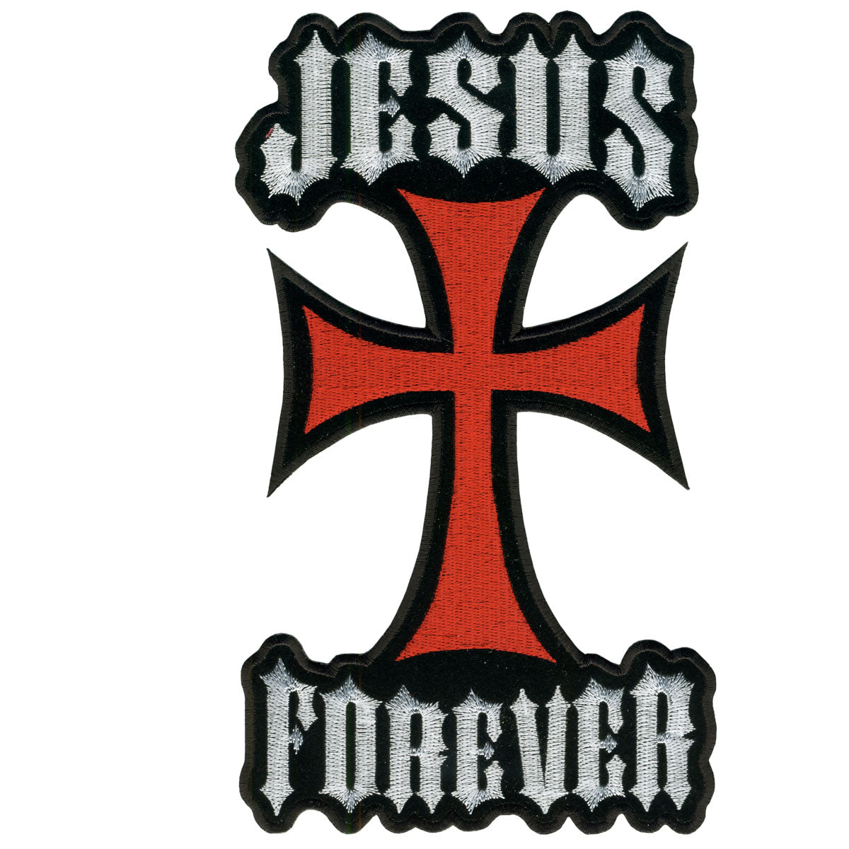 Jesus Forever 6" x 11" Patch