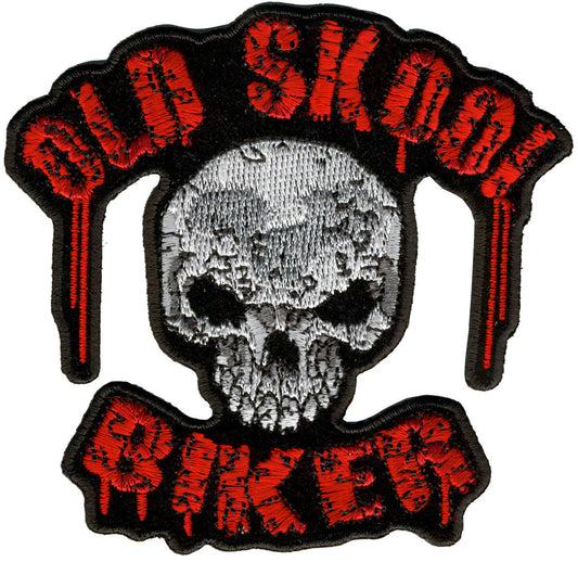 4" x 4" Old Skool Biker Patch
