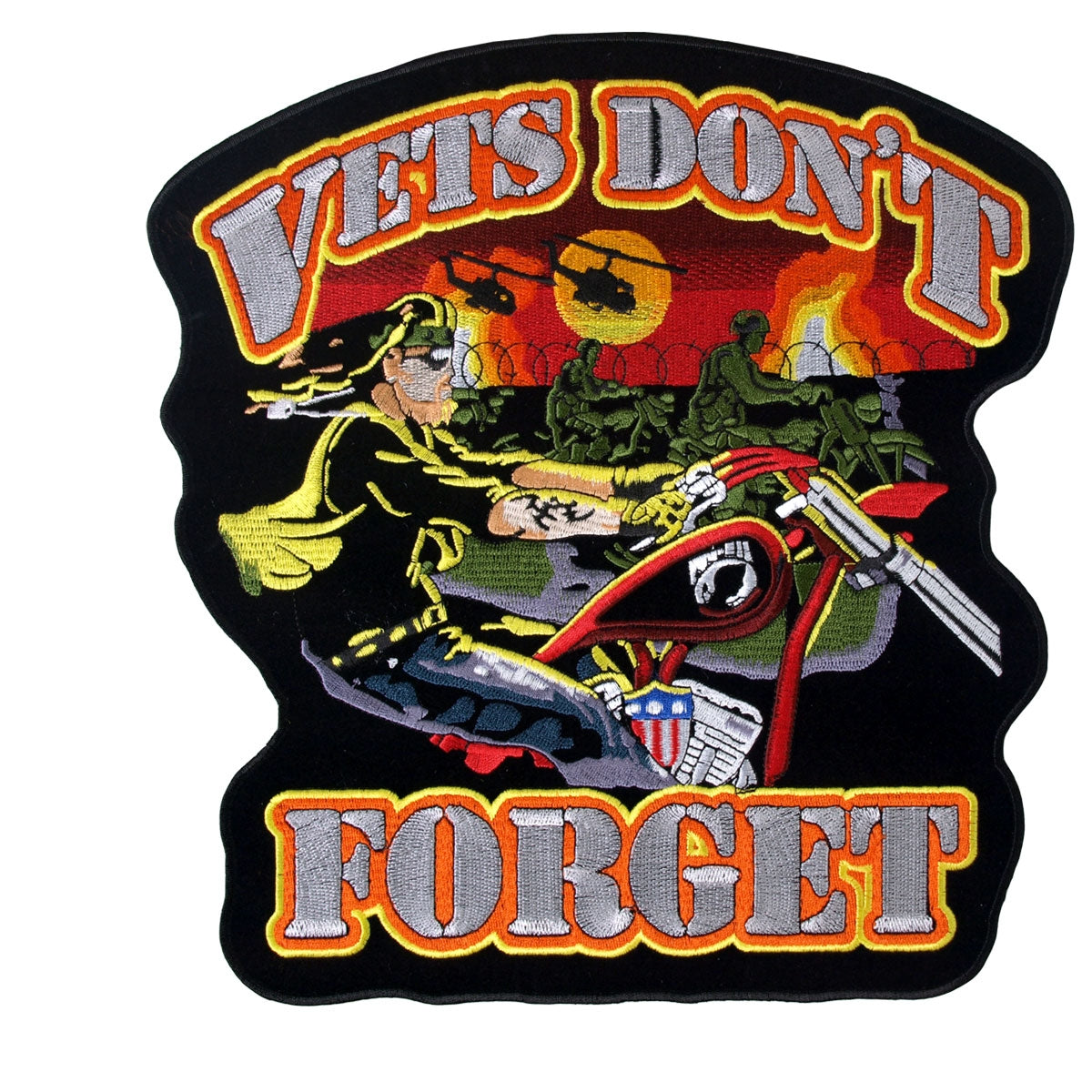 11" x 12" Vets Don't Forget Patch