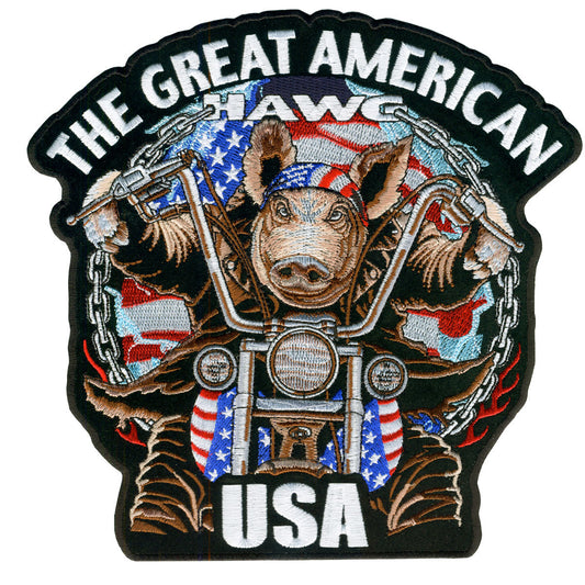PPA2950 Great Amerian Hawg 4" x 4" Patch
