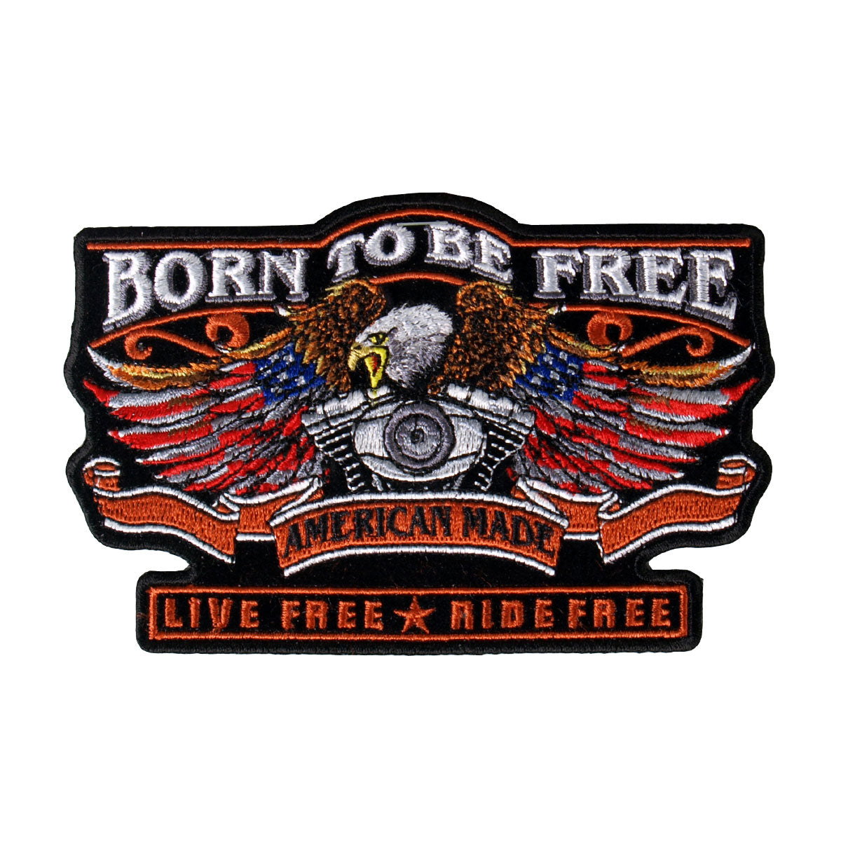 5” x 3” Born Free Eagle Patch