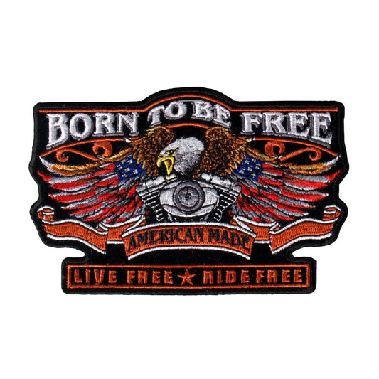 5” x 3” Born Free Eagle Patch