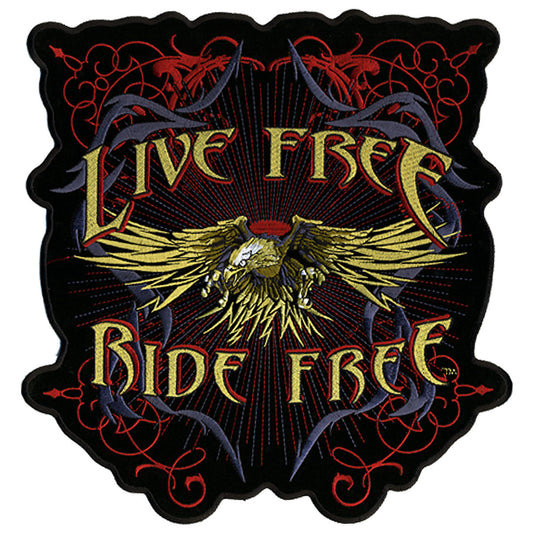 PPA4017 Evil Eagle Live Free 12" x 12" Patch