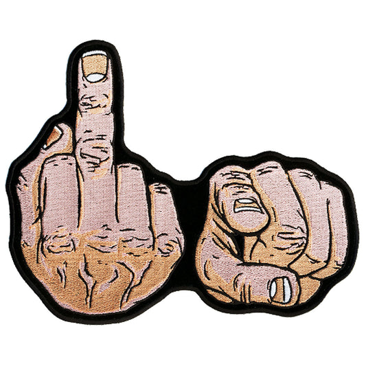 F.U. Hands 11" x 11" Patch