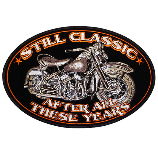 Classic Bike Oval 5" x 3" Patch