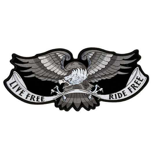Live Free Eagle 11" x 5" Patch