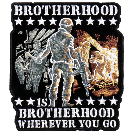 PPA5704 Brotherhood Wherever You Go Patch 5" x 6"