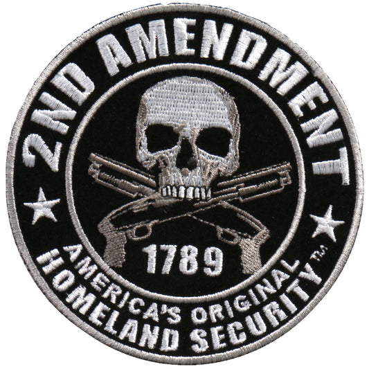 4" Second Amendment Homeland Security Patch