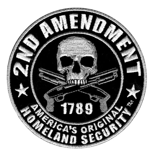 PPA5957 2nd Amendment America's Original Homeland Security Embroidered 9" x 9" Patch