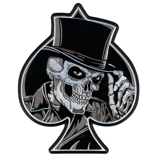 Top Hat Skull 8" x 10" Patch