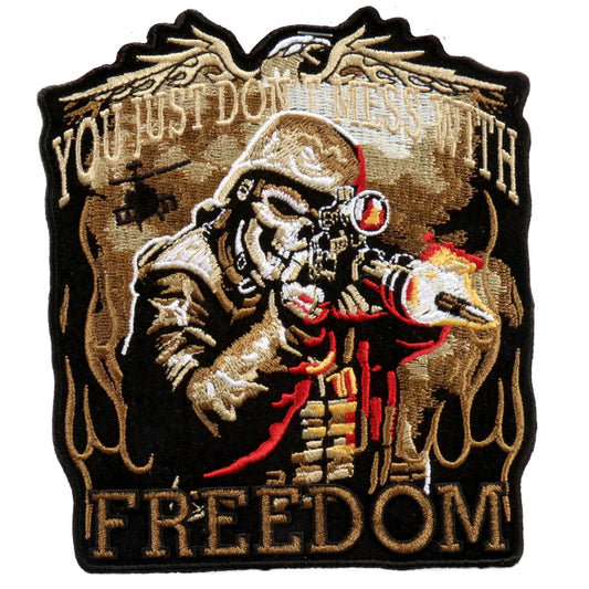 5" x 6" Skull Soldier Patch