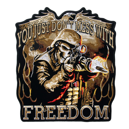 PPA6367 Skull Soldier 10" x 11" Patch