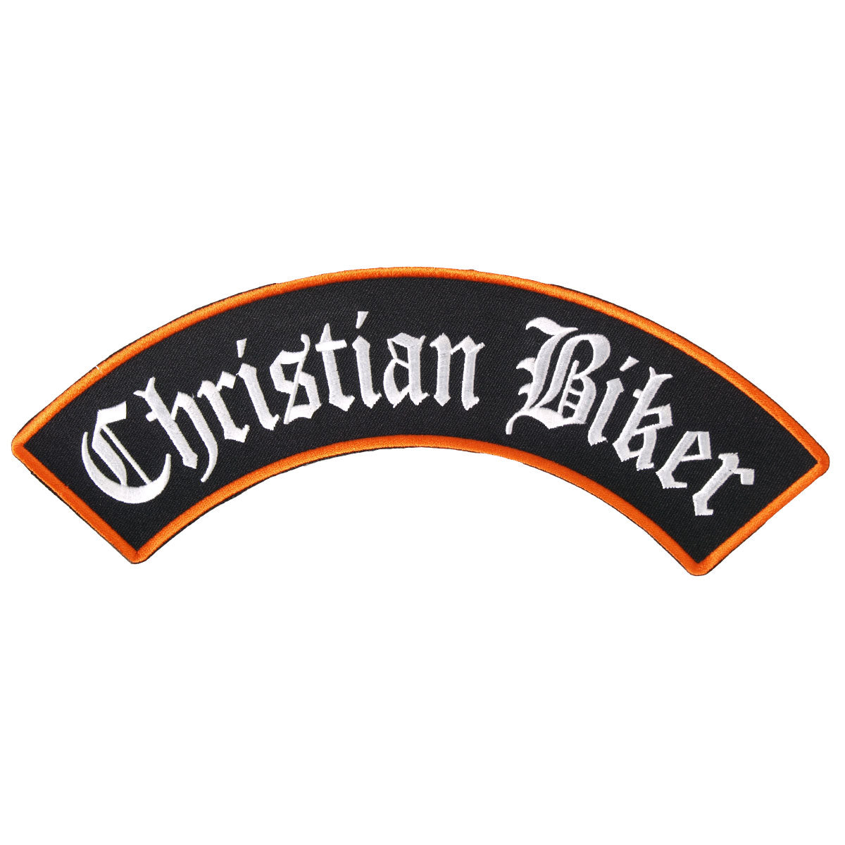 Christian Biker Rocker 10" x 2" Patch