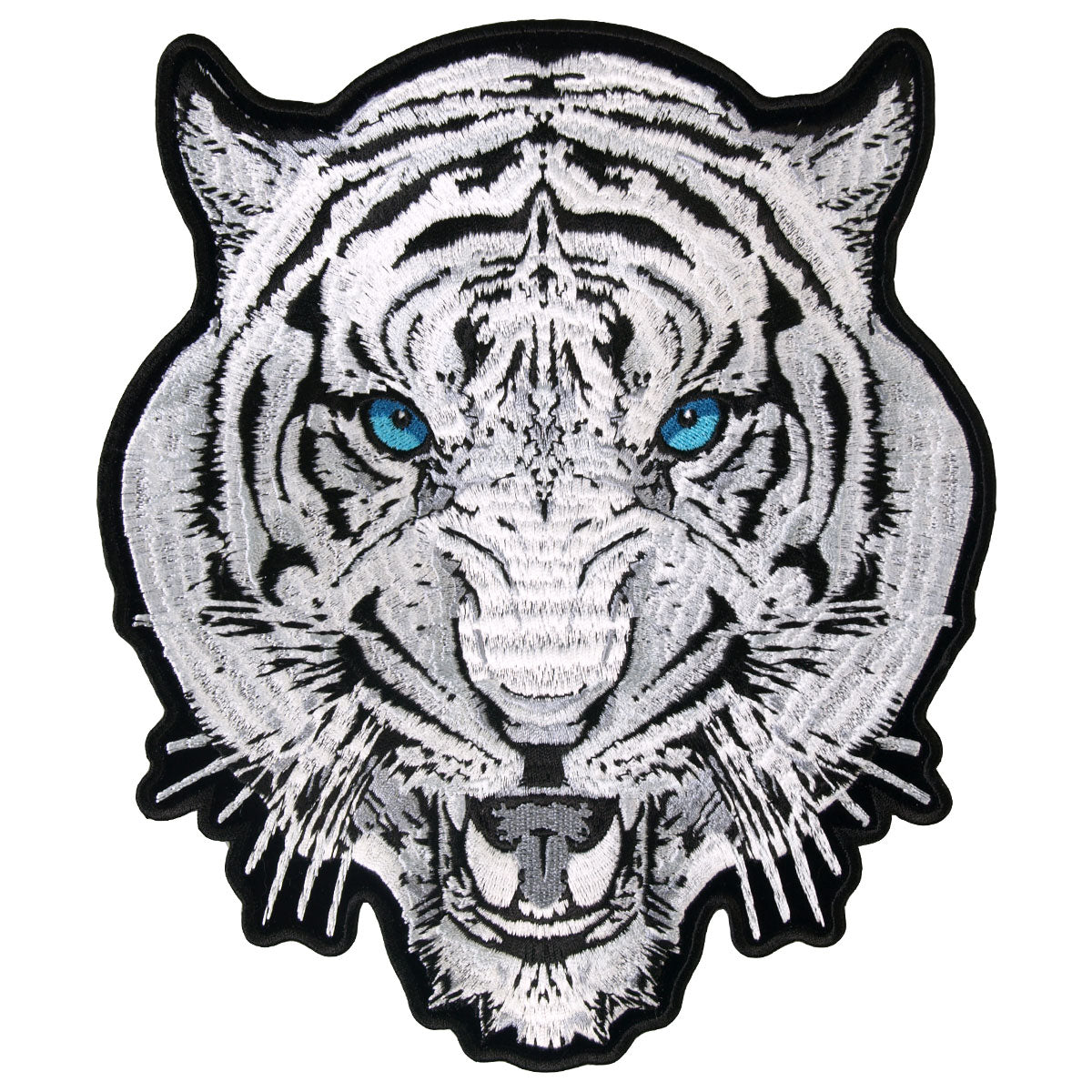PPA6917 White Tiger 8" x 9" Patch