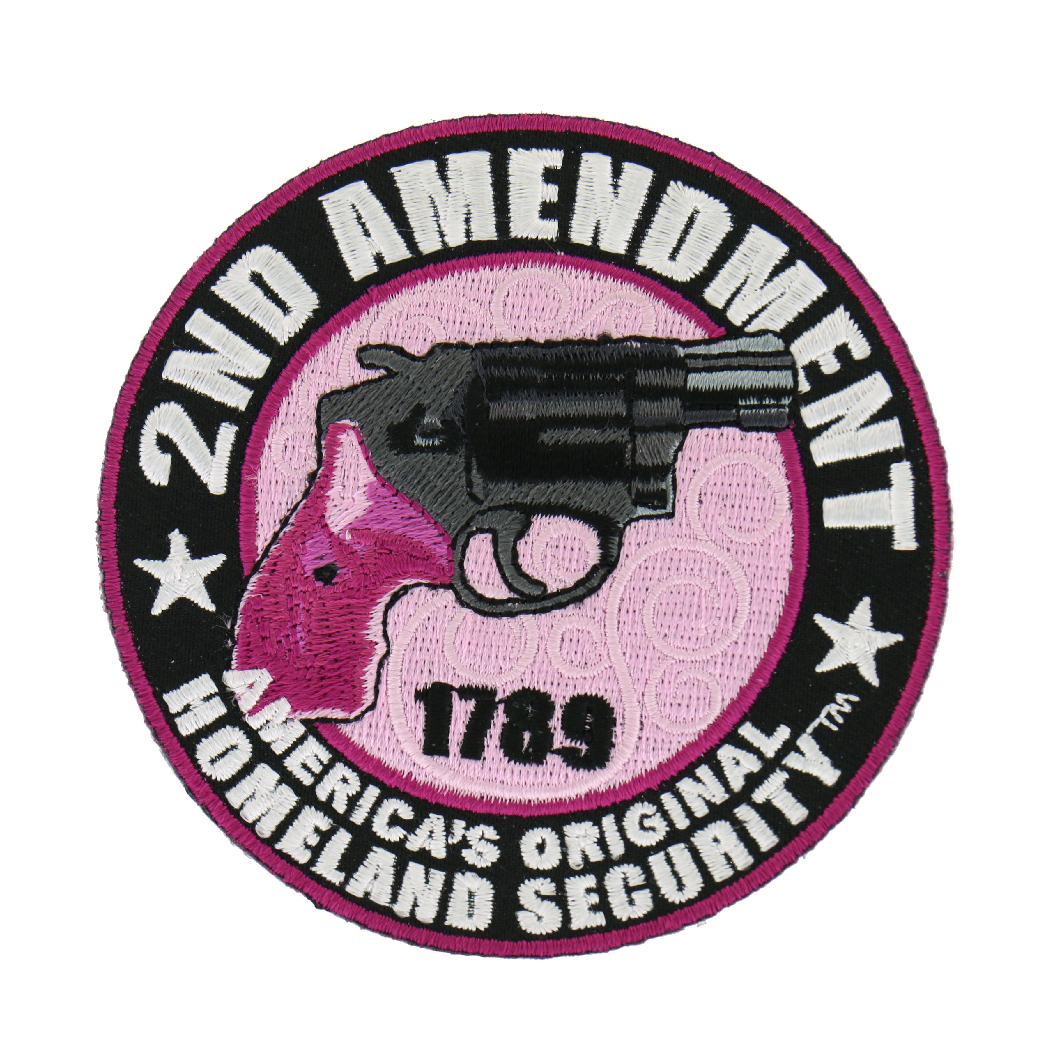 PPA7040 Ladies 2nd Amendment America's Original Homeland Security 3.5" x3.5" Patch