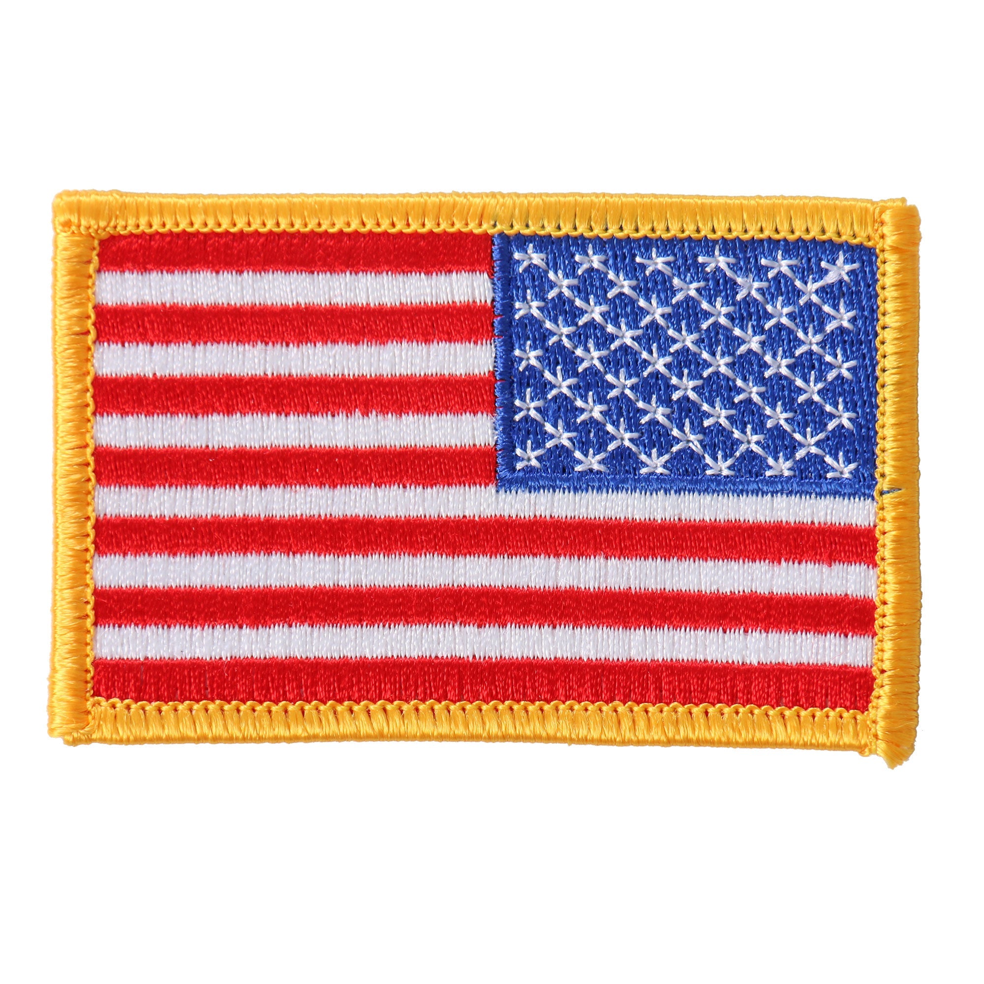 PPA9011 Yellow Border Right Arm Flag 3"x2" Patch