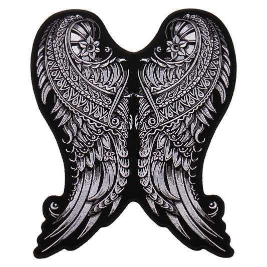 PPA9183 Ornate Angel Wings 4" x 5" Patch