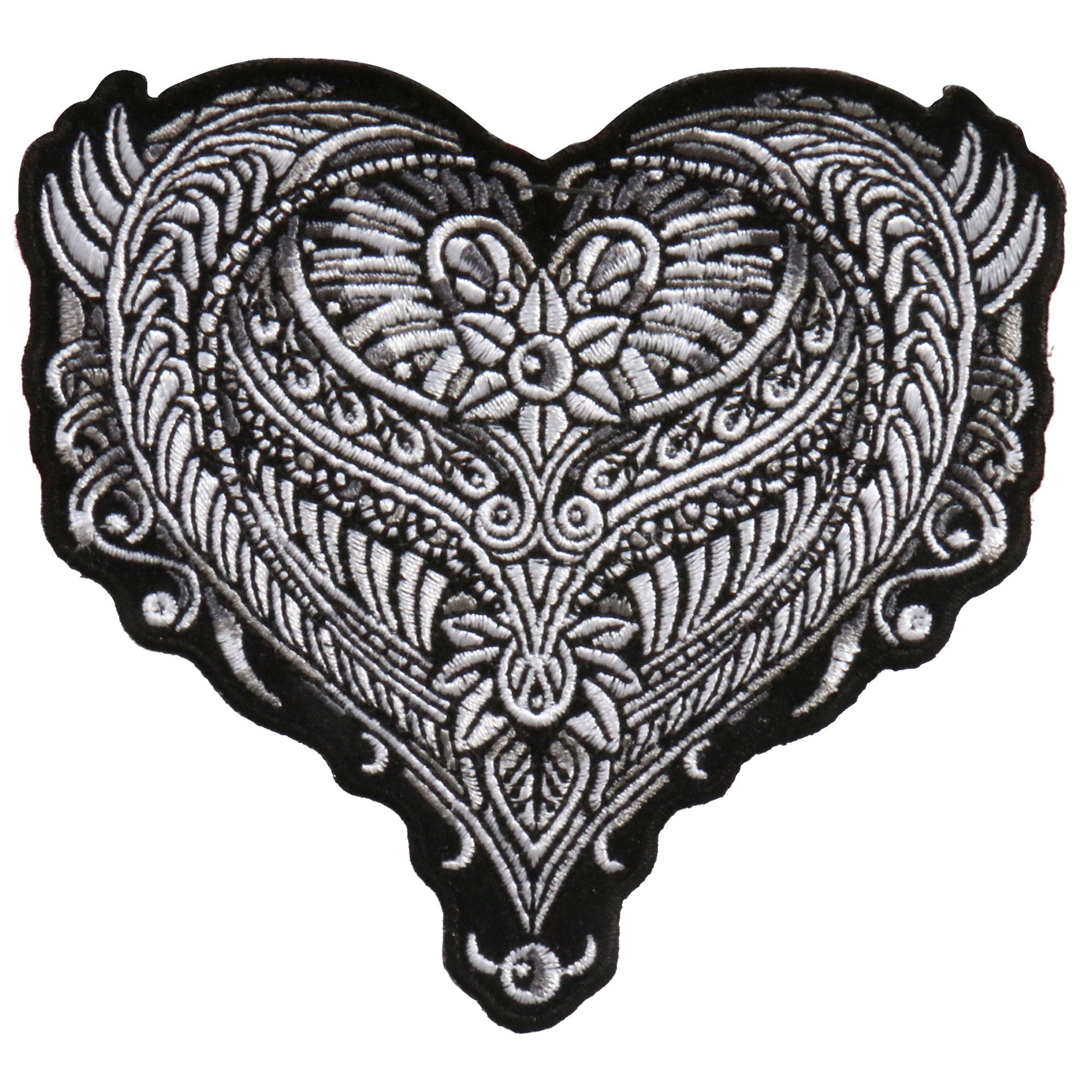PPA9200 Ornate Heart 4" x 4" Patch