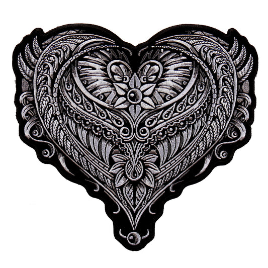 PPA9208 Ornate Heart 8"x8" Patch