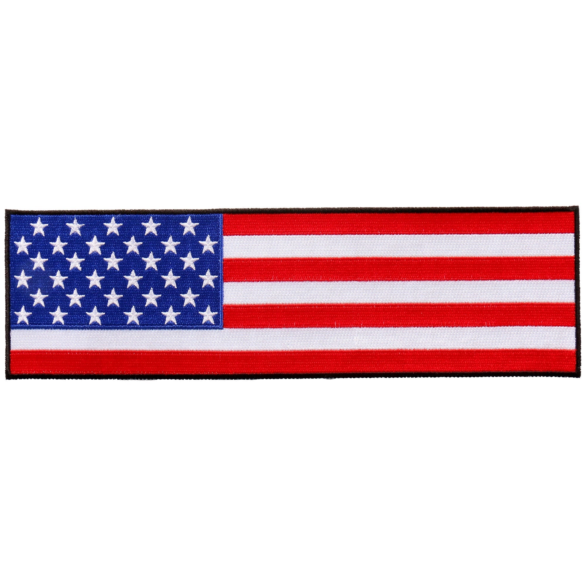 PPA9855 Cropped American Flag 10"x3" Patch