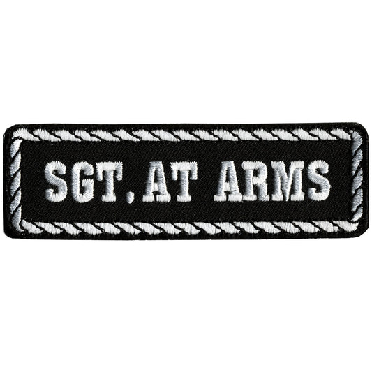 PPD1005 Sgt. At Arms 4" x 1" Patch