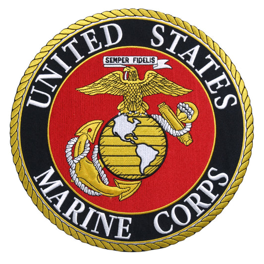 3" x 3" United States Marine Corps Logo Military Patch