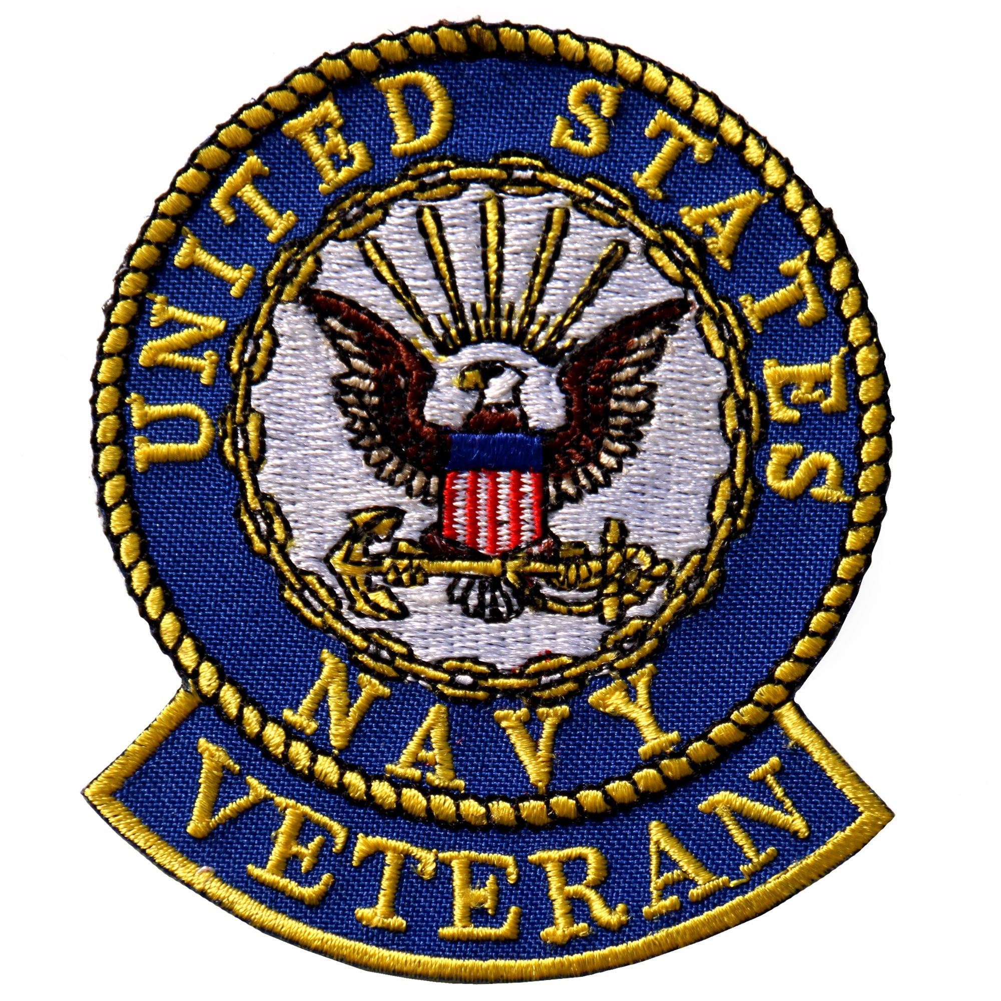 US Navy Veteran 3" x 3" Patch